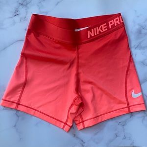 ❌SOLD❌ Nike Pro Spandex Shorts Red Size M